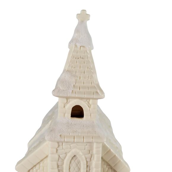 Enesco Christmas Village Church Lighted Decoration Village Glowing Light Vintage - Picture 16 of 16